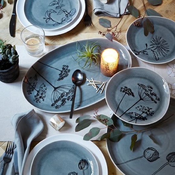 West Elm Other - 🌿 ISO West Elm Botanical Plates 🌺